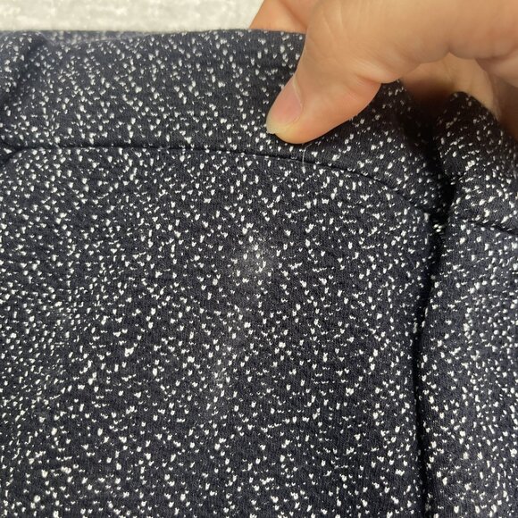 Calvin Klein Dark Black & White Dot AOP Dress Pants Women’s Size 14 Read* - Picture 7 of 15